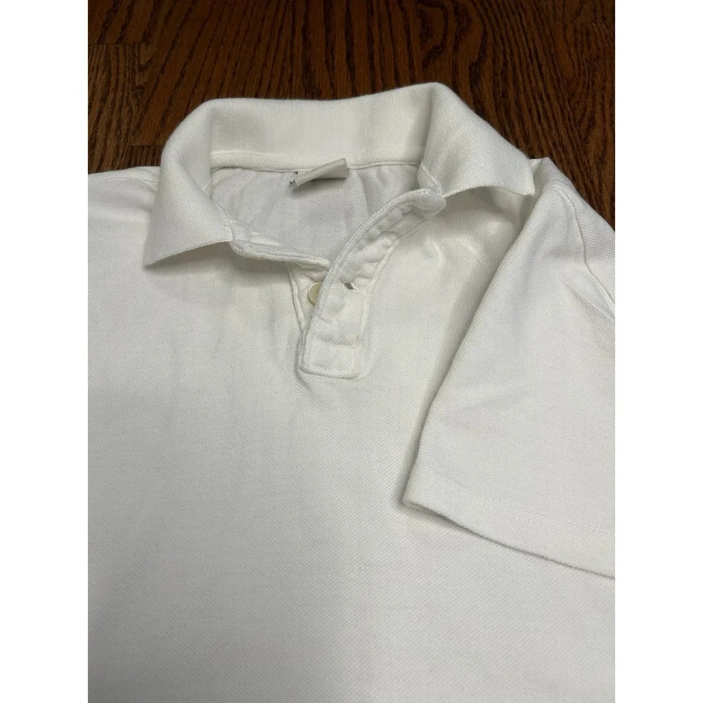 Abercrombie Kids White Polo Shirt Boys XL 16 Short Sleeve Cotton Classic Casual
